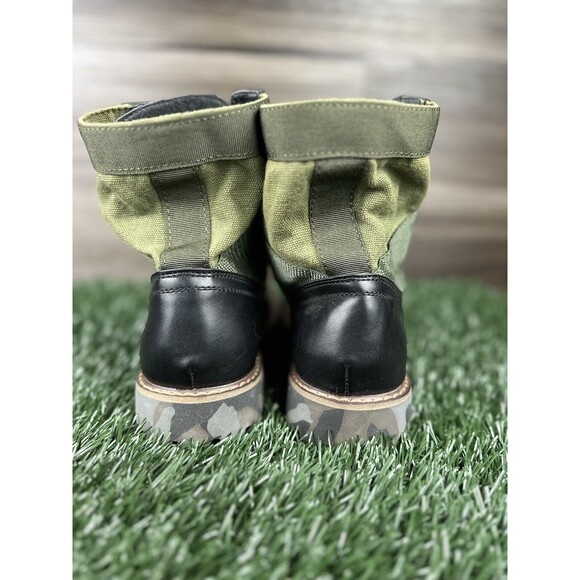 Carbon Elements camo Mens 9 Black Lace Up Lite Weight Work Boots Lug Sole main image 5